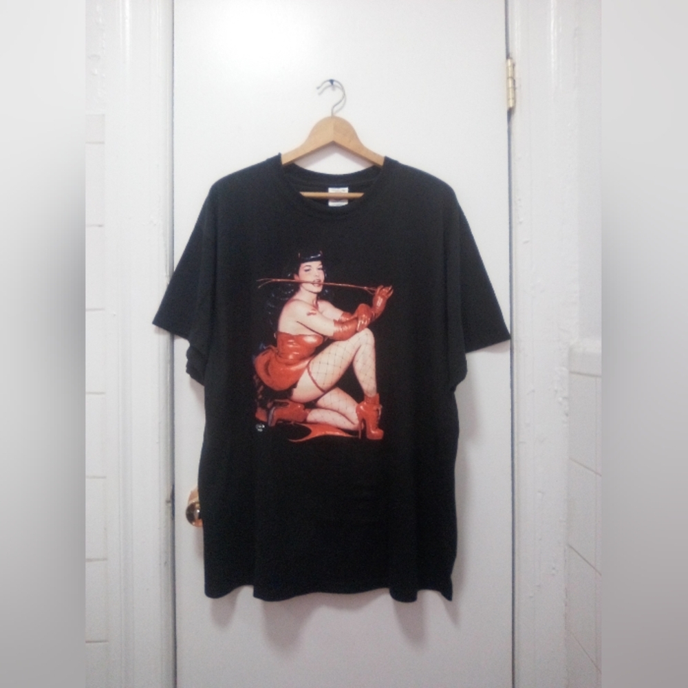 Vintage 2002 Betty Paige Don't Tread Olivia De Berardonis Pin Up Tshirt …